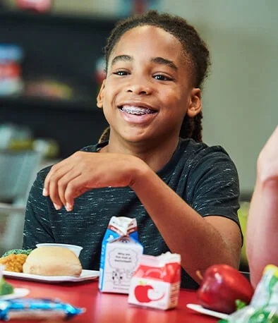 child smiling